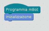 Per fare ciò, creiamo un nuovo blocco dalla sezione VARIABILI E BLOCCHI e gli assegniamo il nome inizializzazione.