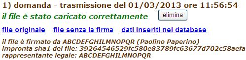 rappresentante, che costituisce requisito indispensabile).