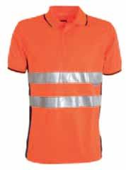 GUARD EN 471 colletto, cuciture del collo coperte e spacchetti laterali -