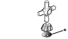 001047 D 27 RASAMENTO SATELLITE PER SCATOLA ROTANTE GEAR SPACER FOR AXLE ROLLING BOX D1300-D2200-D2400-N2700-F1300-F2200-F2400M/HY-F2700-F3200- F3500-L2700-L3500HY-L4200 1T.