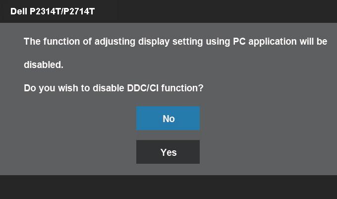 Menu e menu secondari Descrizione Other Settings (Altre impostazioni) Selezionare questa opzione per regolare le impostazioni OSD, come DDC/CI, LCD Conditioning (Trattamento LCD), e così via.