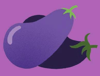 LA MELANZANA Di colore viola, la melanzana ha dato anche il nome a un colore.