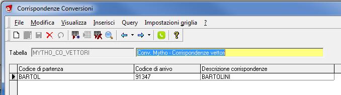 Per semplificarne l inserimento, è possibile utilizzare l importazione dei vettori, che reperisce i vettori presenti