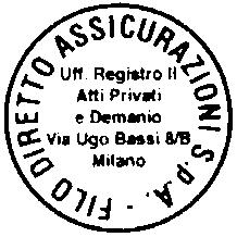 Pagina 2 di 4 / 04.12.2015 POLIZZA 5004150645/N Dichiarazione di ricezione della documentazione ex Reg. ISVAP n. 35 del 26.05.