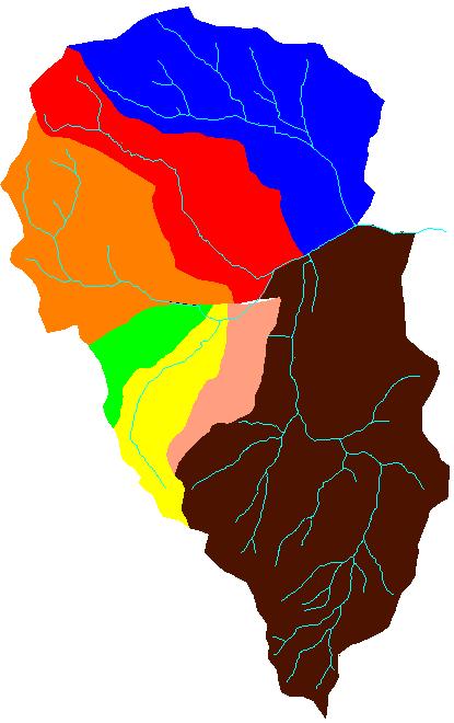 ST 6 ST 1 ST 5 ST 2 ST 7 ST 3 ST 4 ST1 - Torrente Stella (tratto di monte) ST2 - Corso d acqua minore ST3 - Fosso Spina ST4 - Corso d acqua minore ST5 - Fosso della Fontana di Caprile ST6 - Fosso di