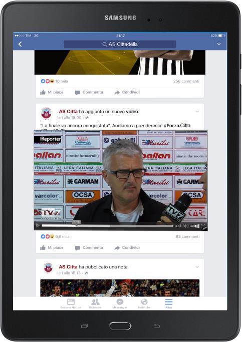 FACEBOOK Nuova pagina ufficiale News, video,