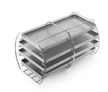 Starter Kit E9 Med Porta tray standard Porta tray in acciaio a sezione quadrata