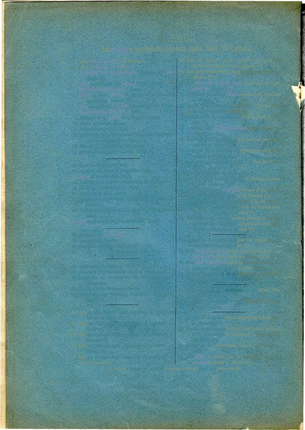 ELENCO delle Opere periodiche esposte nelle Sale di Lettura. 1. Architettura pratica (L'). Torino. 2. Arte e Storia. Firenze. 3. Bollettino del R. Comitato Geologico d'italia. Roma 4.