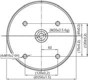 Molle complete o semi-complete / Complete or without piston air springs 0353 SA520353C VOLVO.