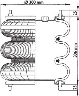 Molle ad aria a lobi / Convoluted air springs