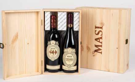 MASI Cassetta in legno da 2 bottiglie Costasera Amarone classico 2012 Campofiorin 2014.