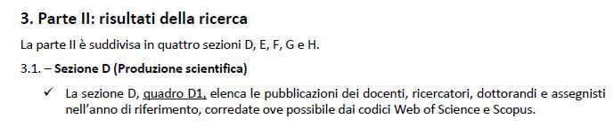 ATTIVAZIONE STRUMENTI INFORMATICI PER LA VALUTAZIONE E LA GESTIONE DELLA RICERCA CATALOGO U.