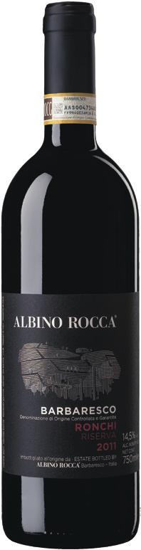 BARBARESCO DOCG RONCHI RISERVA BARBARESCO DOCG ANGELO Area di Produzione: Barbaresco Esposizione solare: sud-est Vinificazione: in vasche d acciaio e affinamento in una botte di rovere austriaca e