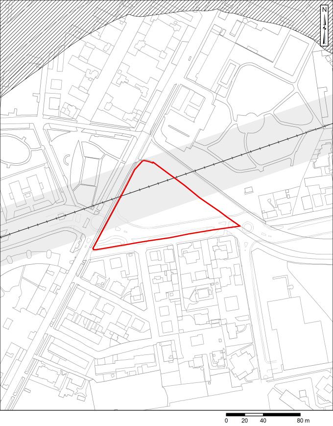 STATO DI DIRITTO DELL AREA Lo stato di diritto urbanistico dell area secondo il PRG vigente classifica l area in Comparto di sviluppo strategico - CIS 14 in fase di attuazione.