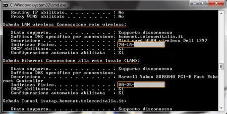 4. Trovare il MAC address in Windows Il metodo più rapido per ottenere il MAC Address in Windows è sicuramente utilizzare il prompt dei comandi: digitando la combinazione di tasti WIN+R e scrivendo