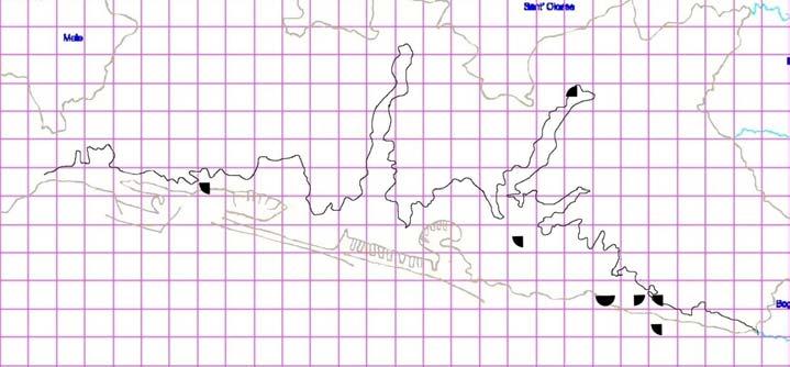 0(672/21($QDVFO\SHDWD/LQQDHXV(XULQJ Rilevato in 7 maglie (7,9%) quasi sempre lungo la costa marina, tranne due segnalazioni sul torrente Bisagno (una in ripasso ed una in svernamento), solo in 3 anni