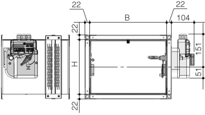 1751 Classe 2 minima DIMENSIONALI DIMENSIONI Altezza mm 200 250 300 350 400 450 500 550