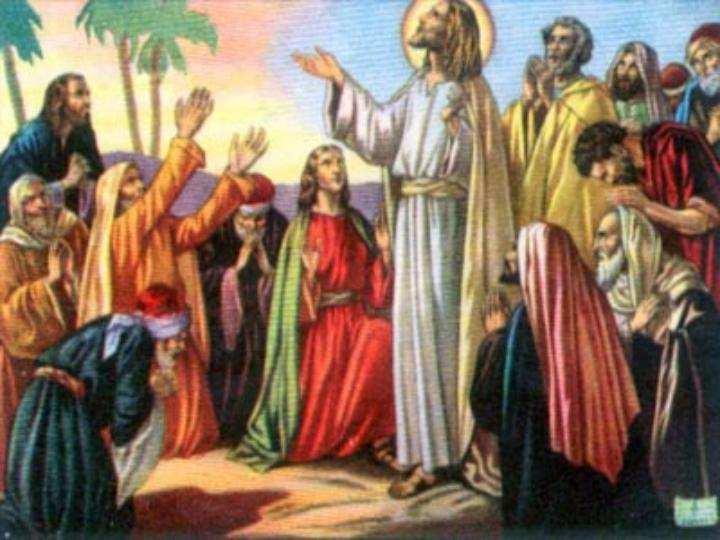 CANTO AL VANGELO Rm 8, 15bc R/. Alleluia, alleluia. Avete ricevuto lo Spirito che rende figli adottivi, per mezzo del quale gridiamo: Abbà! Padre! R/. Alleluia. VANGELO Chiedete e vi sarà dato.