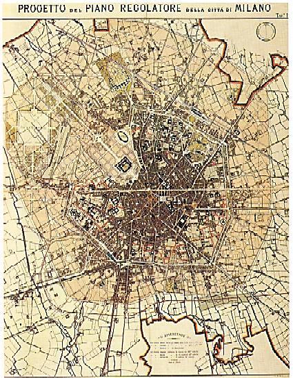 MILANO: Lo sviluppo urbano del XIX secolo A fronte dello sviluppo della città si affermano due esigenze: pianificare lo sviluppo urbano; salvaguardare la salute della popolazione.
