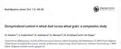 .) per una valutazione veloce ed attendibile dei livelli di contaminazione Cereali - diverse matrici