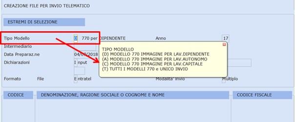 Nel caso in cui sia necessario ricreare la Dichiarazione Telematica, è possibile effettuare dalle procedure di Utilità, la funzione "FORZATURA DICHIARAZIONE STAMPATA" per non dover ristampare