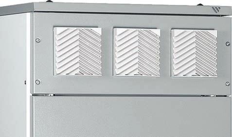 Accessori Pannelli ventilazione IP54 Kit pannello ventilazione 5U, 600 mm, 3 filtri Kit pannello ventilazione