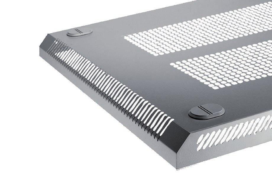 Copertura superiore IMRAK ServerMax completamente ventilata con piastra copri foro Copertura alta completamente ventilata con il