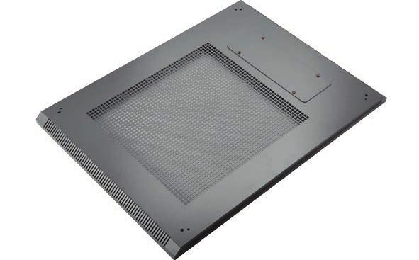 ServerMax può essere usata con un kit spazzola Copertura superiore con ventilazione laterale 17 Copertura Acciaio Grigio polvere