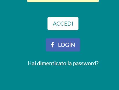 Login con Facebook Il login tramite Facebook può essere effettuato cliccando il tasto LOGIN. Verranno dunque richieste le proprie credenziali Facebook.