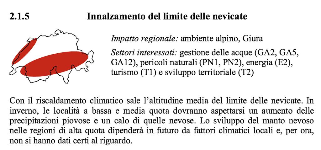 Se le emissioni continueranno a crescere al ritmo attuale, si prevede che entro il 2100: la temperatura globale aumenterà tra 2 C e i 4 C rispetto al presente ; i livelli del mare saranno tra 0,45 m