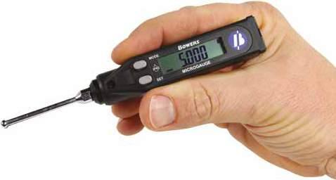 Micrometers IP65 Bowers microgauge set Micrometro digitale per piccoli fori The new MicroGauge 2-point bore gauging system has been designed specifically for the measurement of small bores between 1.