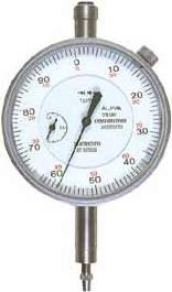 Dial indicator Comparatore centesimale 0.01 resolution - Metal casing and ring nut, steel tips.
