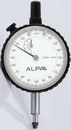 Reading Measuring force N Weight kg CB0231 59,00 1 0,200 0,001 30 CB0235 149,00 5 0,150 Dial indicator ø 58 Comparatore