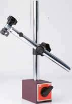 Forza di trazione 100 kg. Completely adjustable arms and fine adjustment. V-groove fine grinded magnetic base, ø 8 clamping shaft. Forza di trazione 100 Kg.
