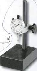 Indicators Dial gauge stand with granite plate Portacomparatori a colonna con piano in granito DIN 876/00 compliant flatness and accuracy, sturdy, highly stable structure, hardened and grinded