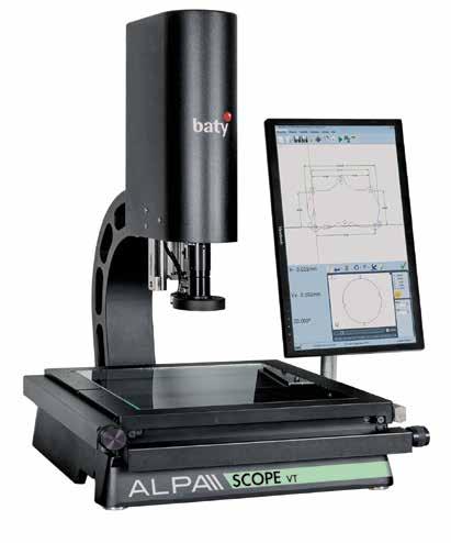 Measuring machines Manual vision 3D machine Macchina ottica 3D manuale SCOPE VT by ALPA SCOPE VT is a new generation optical manual measuring machine.