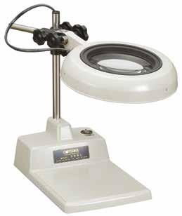 NDT instruments LED illuminated magnifier lamp Lenti di ingrandimento a LED Illuminated magnifier full LED lamp unit, with a wide magnification range from 2x to 15x (on demand), thanks to