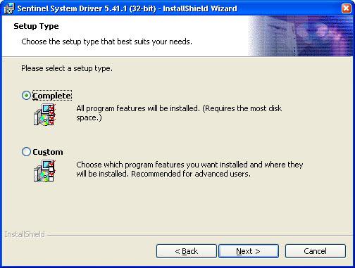 Installazioni utente client (medico di base) NOTA: Corrisponde al file SSD5411-32bit.exe del percorso \DATA\Drivers_KEY del cd-rom. 6.