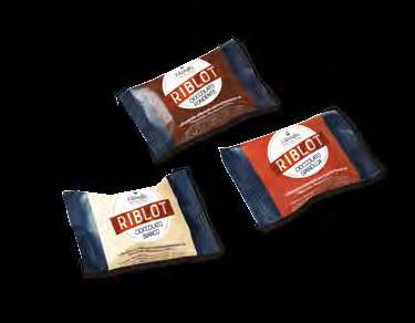 Incarto Blu/Marrone 8** 3,0 RBLF3 Tartufi Riblot al Cioccolato Fondente Extra e Nocciola Pi