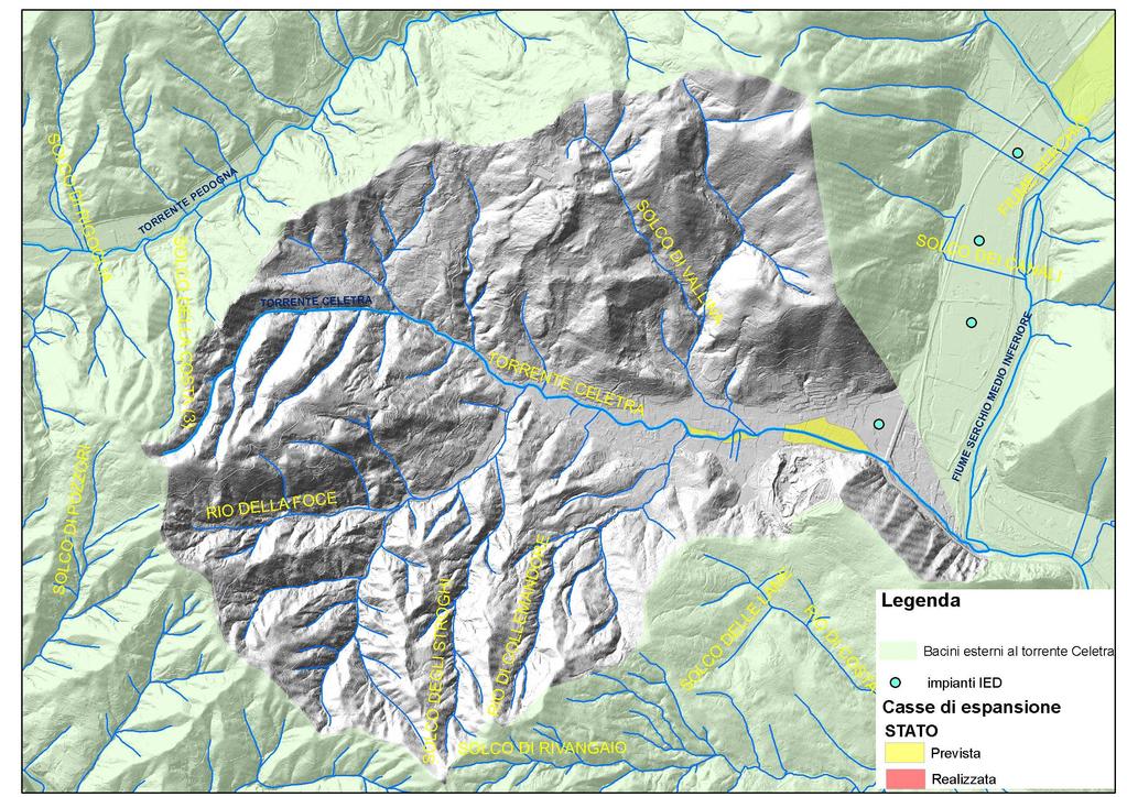 CORPO IDRICO TORRENTE CELETRA Fortemente modificato (HMWB)/Artif iciale (AWB) STATO DI QUALITA' CHIMICO/ECOLOGICO Scheda 4- TORRENTE CELETRA OBIETTIVO PRESENZA SIR/SIC/ZPS ALTRA AREA PROTETTA