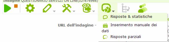 23 La gestione dei dati: statistiche e dati 1 Per accedere alle risposte e