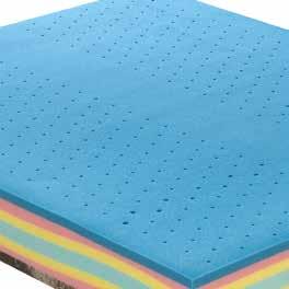 Segreto Caratteristiche Materasso composto da 7 lastre sovrapposte in Memory Foam e Flexy Foam Spessore di circa 25