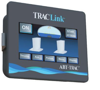 TRACLink TRACLink NOVITÀ Il sistema TRACLink consente il controllo degli stabilizzatori, delle eliche di manovra e dei verricelli, oltre al