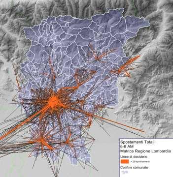 2 LA MOBILITÀ 2.1 Le matrici o-d regionali Figura 2.