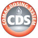 Con il nuovo dosatore di acqua e detergente Comac (CDS, Comac Dosing System) si ha un risparmio di acqua e detergente fino al 50%.