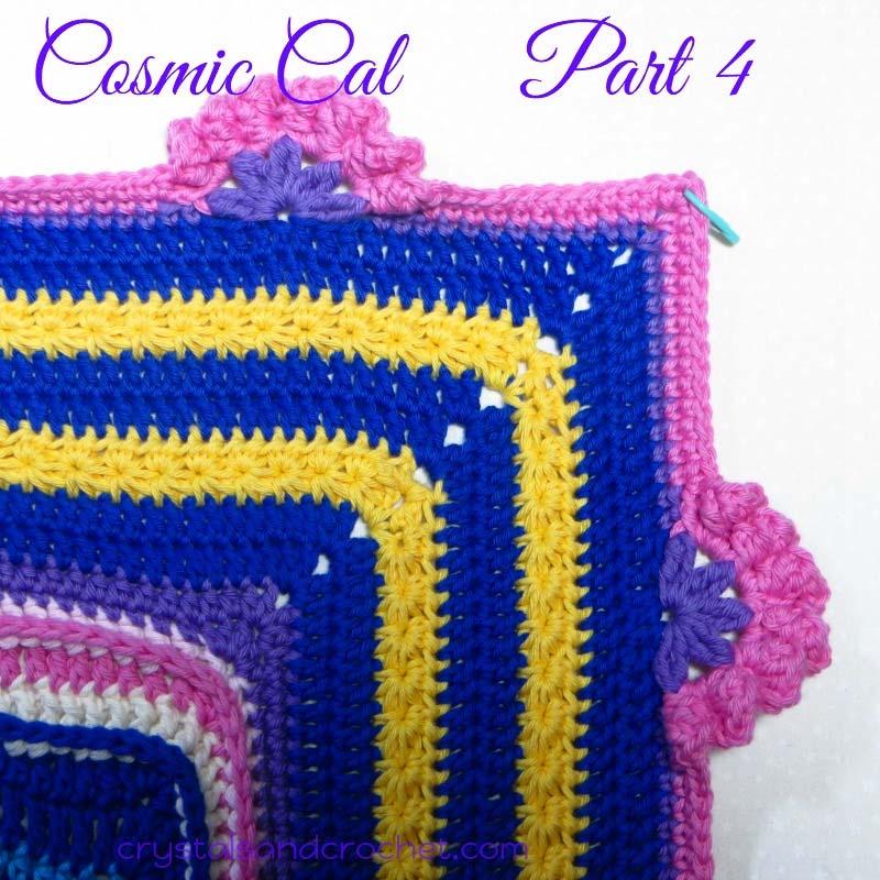 Cosmic Cal Part 4 Copyright: Helen Shrimpton, 2018. All rights reserved. By: Helen at www.crystalsandcrochet.