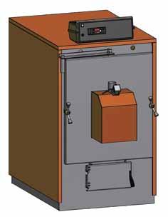 La fornitura comprende: caldaia, completa di quadro elettronico e contenitore sovrastante la caldaia o affiancato alla stessa da specificare in fase di ordine.