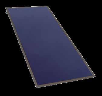 Range of solar heat collectors for all installation types, in- or