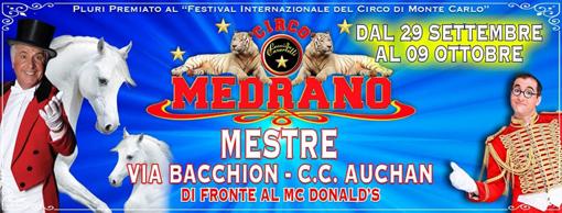 Il circo Medrano a Mestre Eventi a Venezia Il circo Medrano a Mestre 28.09.