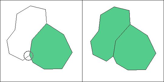 3.2.3 Unione dei poligoni in un unico Selezionare i poligoni con select features ( selezionare Union features. ) tenendo premuto shift, dopodiché dal menu Edit 3.3 Analisi quantitativa 3.3.1 Creazione del campo area Creare nella tabella un nuovo campo numerico di nome area, come al punto 2.